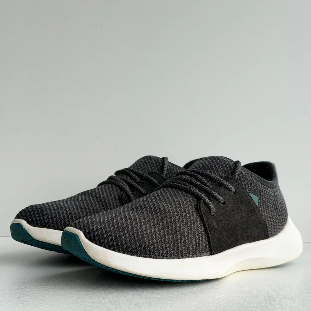 Vessi Everyday Classic Sneakers Women 8 Black Waterproof Knit Lightweight Casual